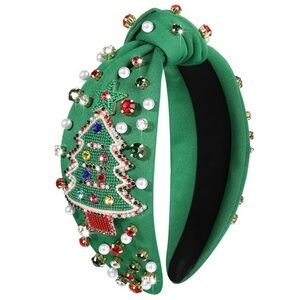 Green Christmas Headband